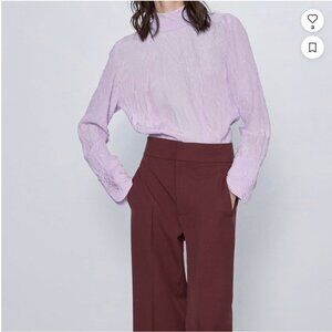 ZARA TIED BLOUSE Size XS NEW WITH TAG!